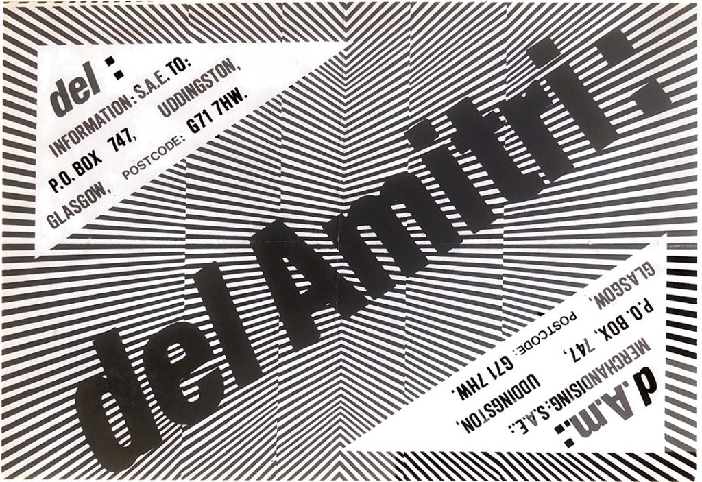 Del Amitri Flyer P.O. Box