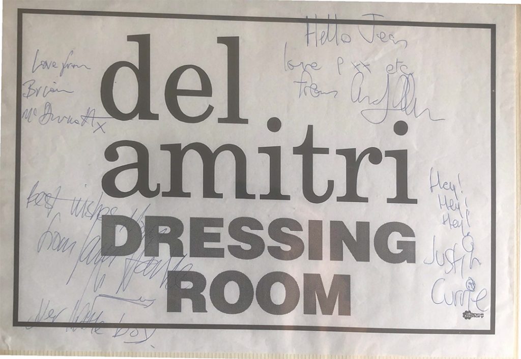 Dressing Room Sign