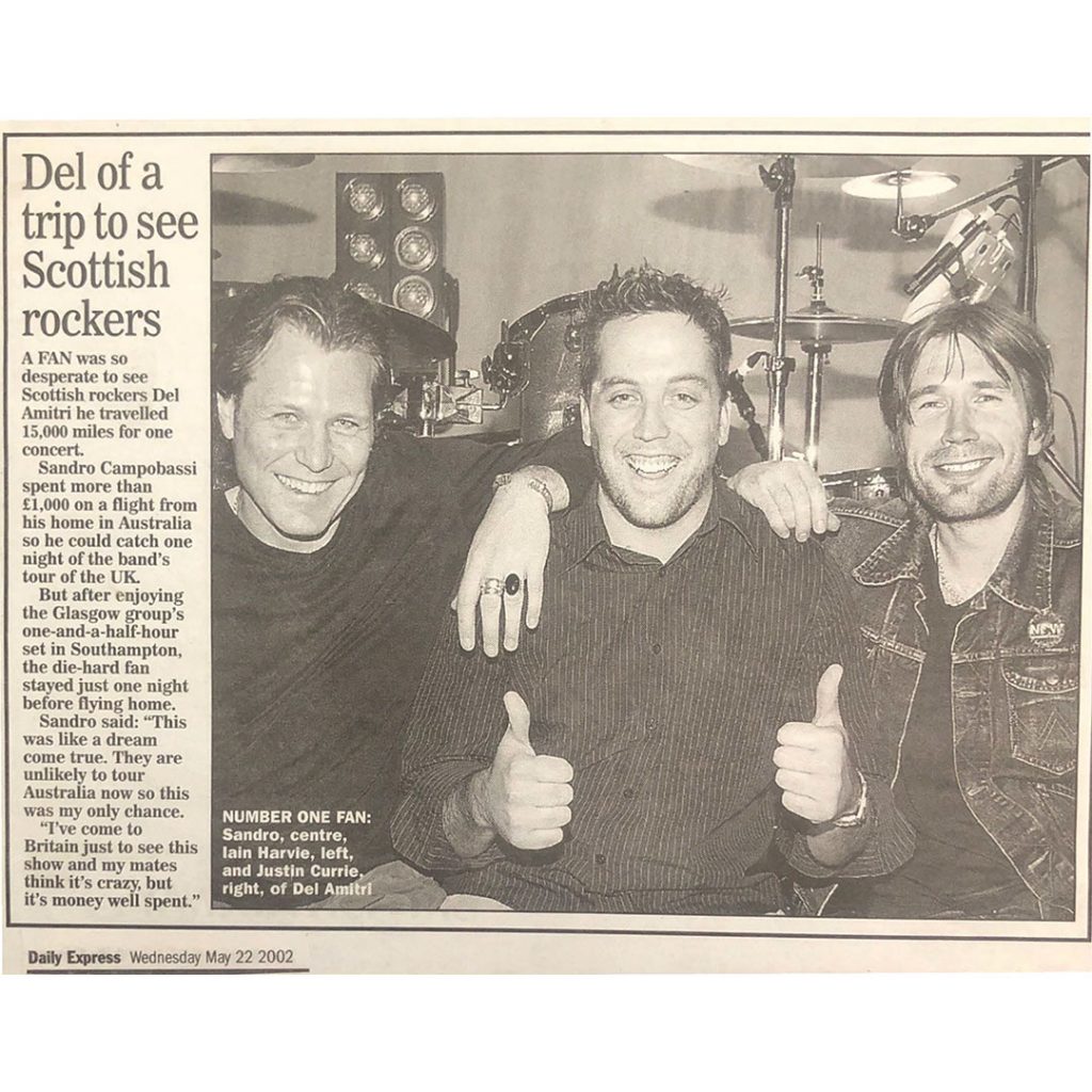 Daily Record -22nd May 2002